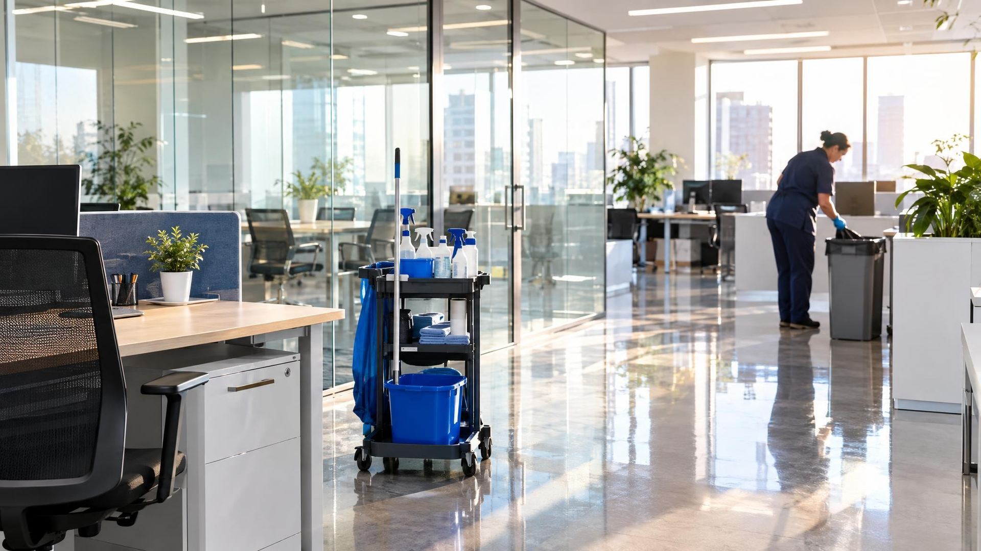 Offices cleaned while you are away