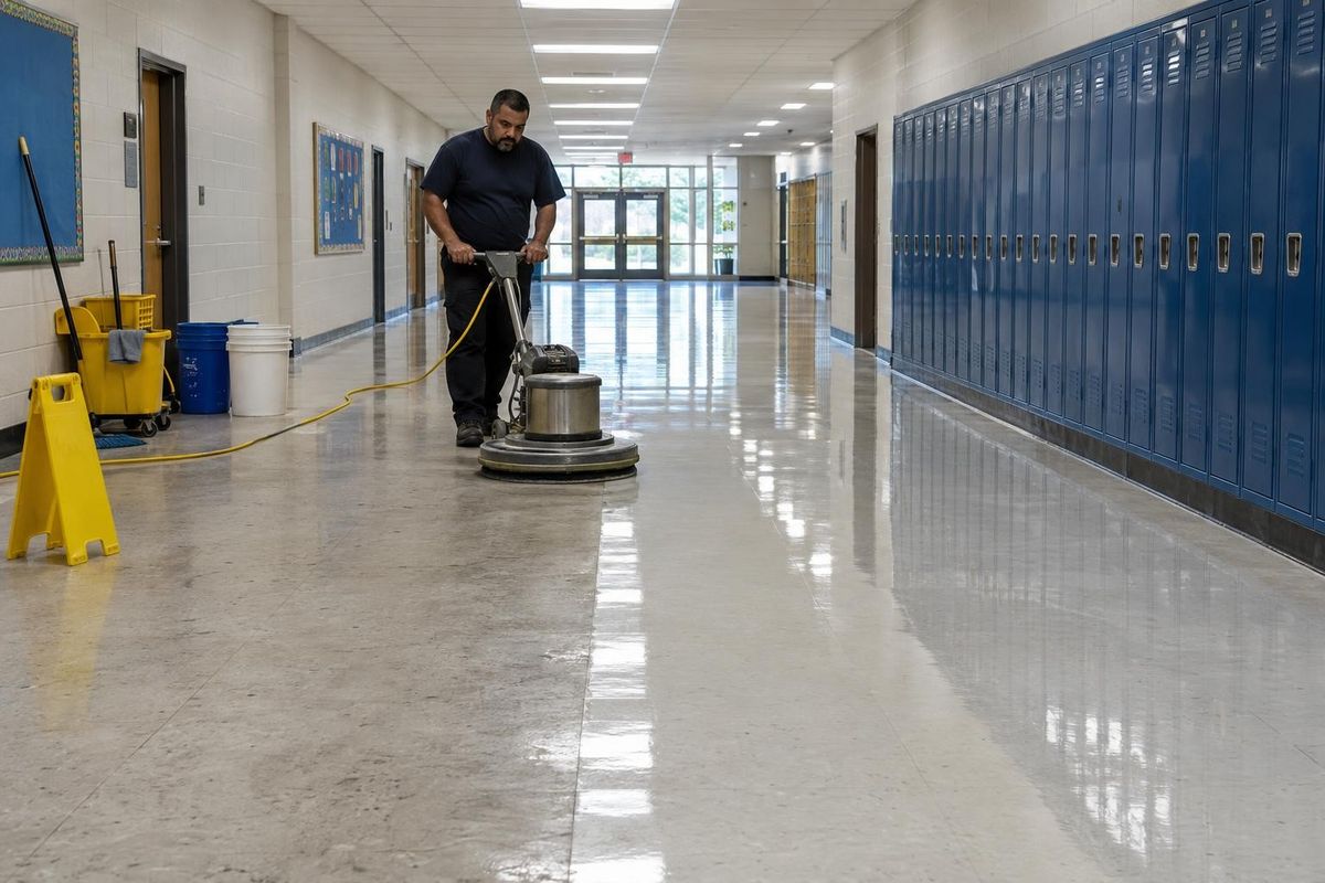 Floor Stripping & Waxing
